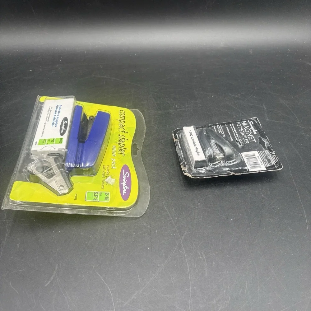 Set Of 2 New Swingline Staplers With Puller And Staples Office School Home